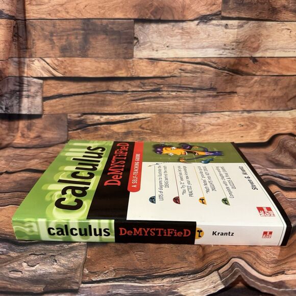 Calculus DeMYSTiFieD Self-Teaching Guide Steven Krantz Math Textbook Learn Easy - Picture 3 of 10